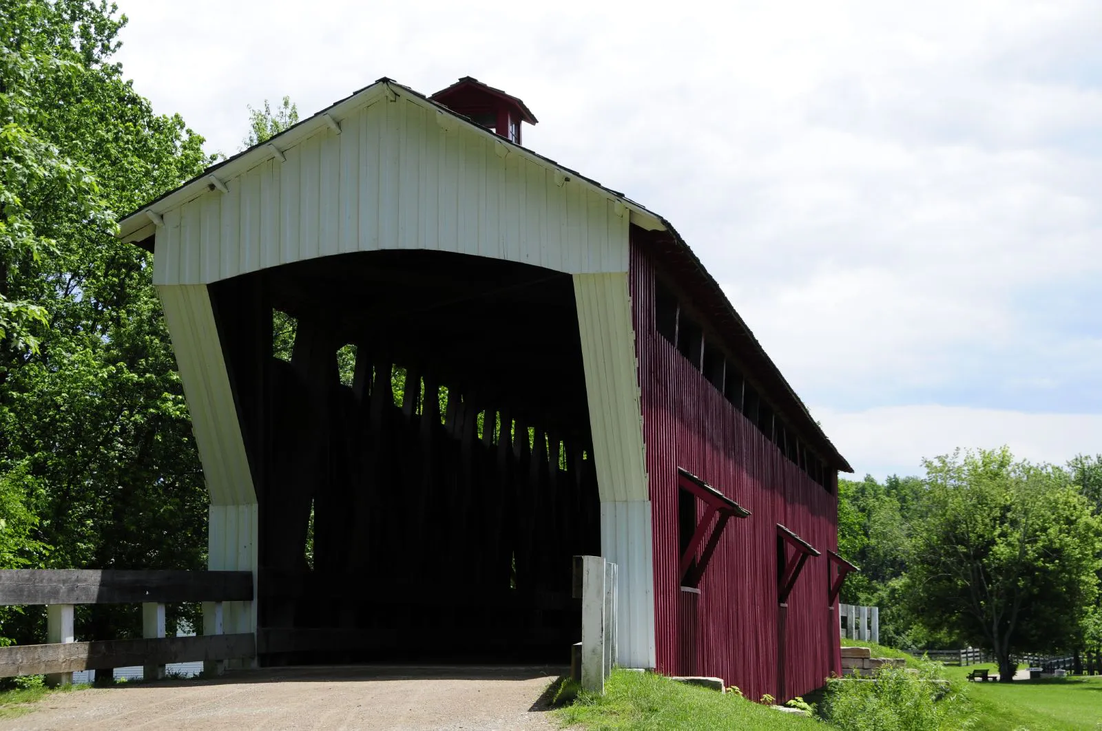 Conner Prairie Covered Bridge in Fishers, Indiana