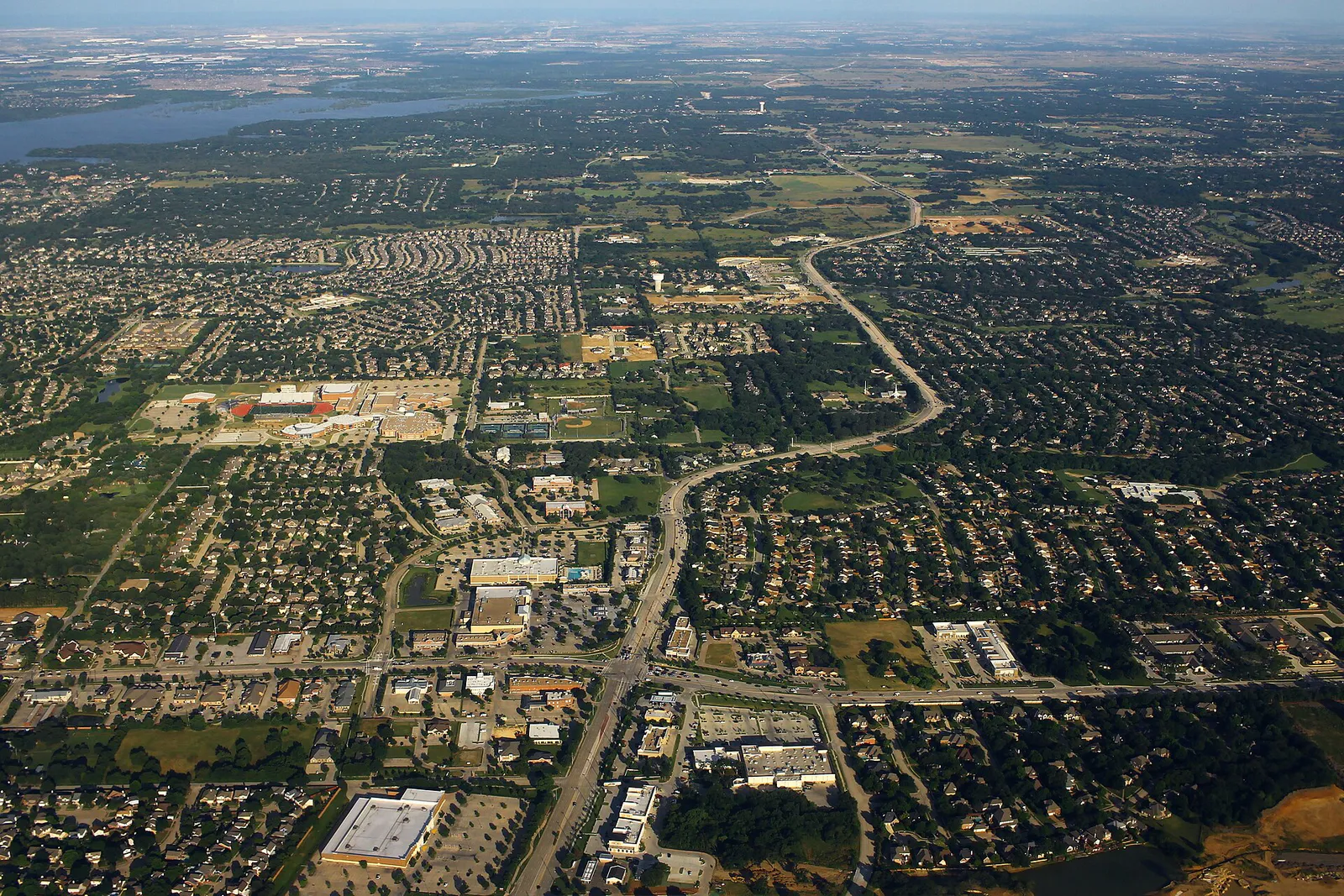 Flower Mound Texas Aerial (49394951597)