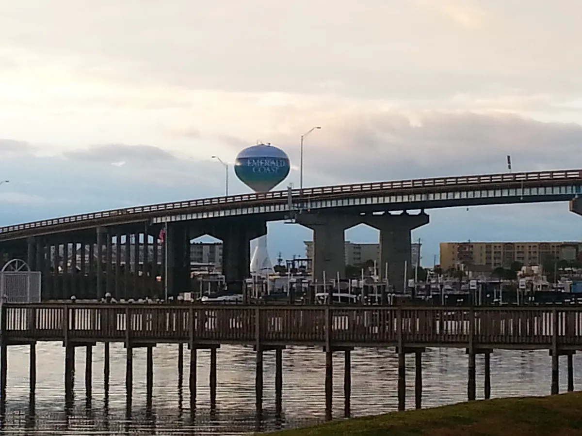 Sunrise Fort Walton Beach 19 January 2014 - Bridge, Florida