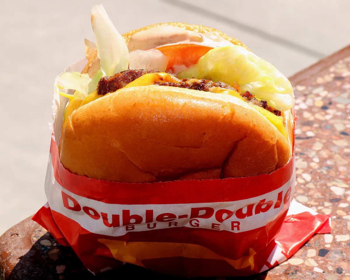 In-N-Out Burger Double Double in Fresno, California