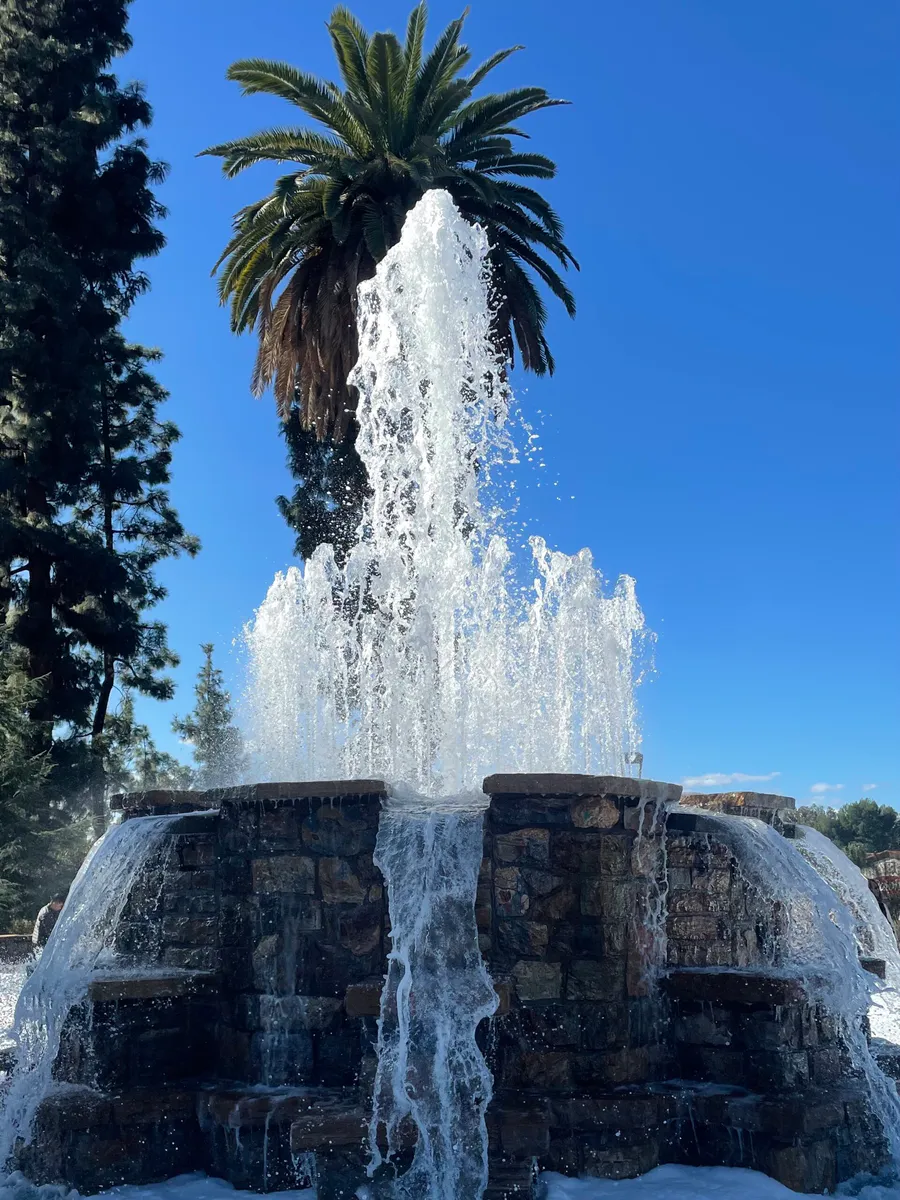 Hillcrest Park Fountain in Fullerton, California