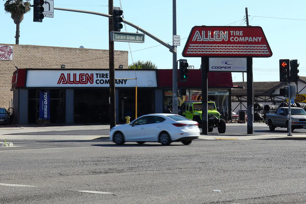 Allen Tire Company Garden Grove California 2022