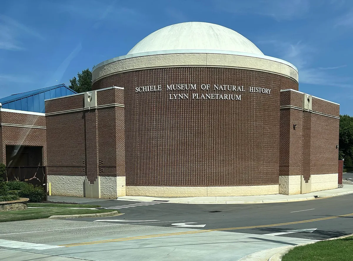 Schiele Museum entrance in Gastonia, North Carolina