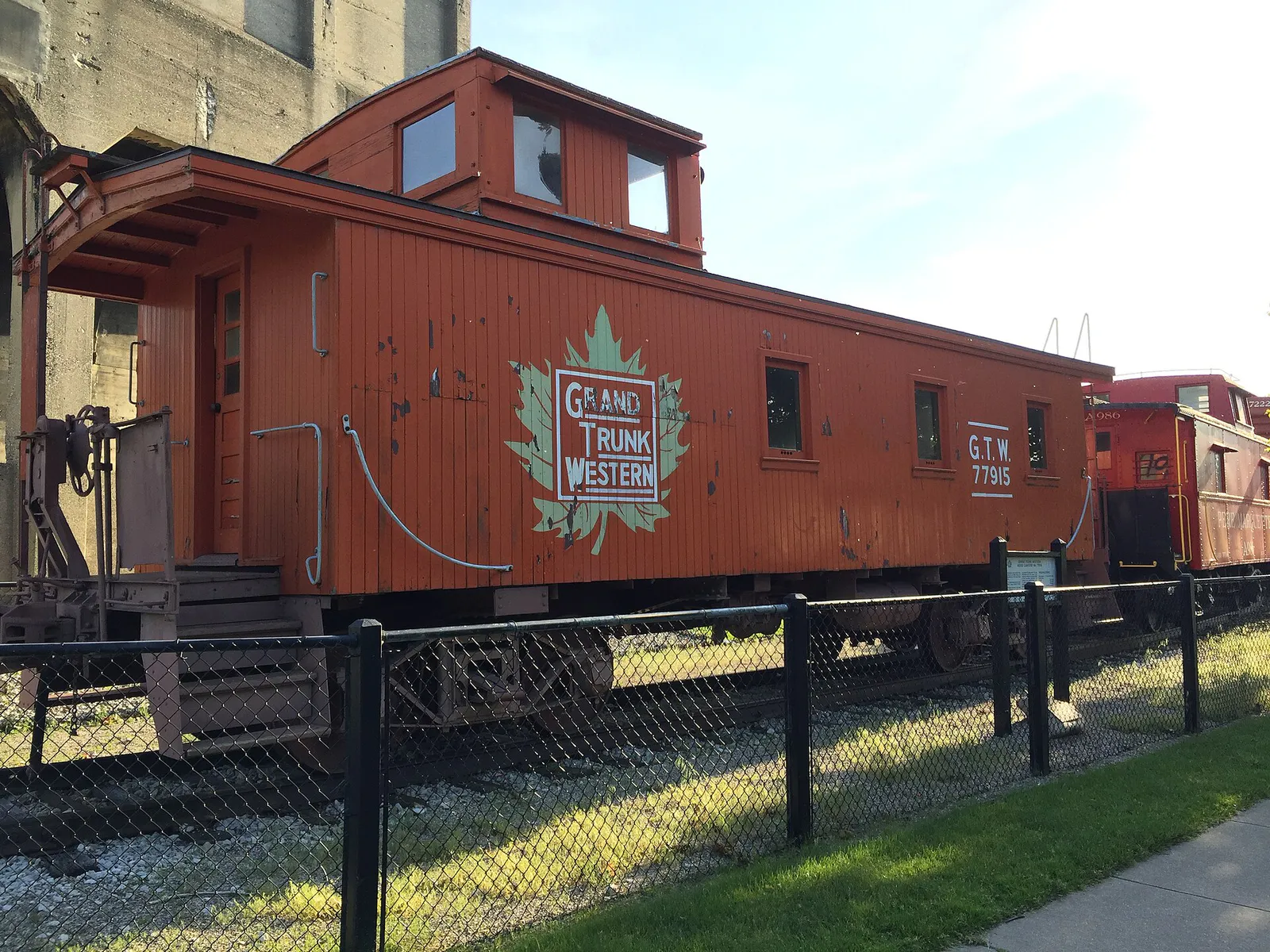 Grand Trunk Western Caboose in Grand Haven, Michigan - June 2015