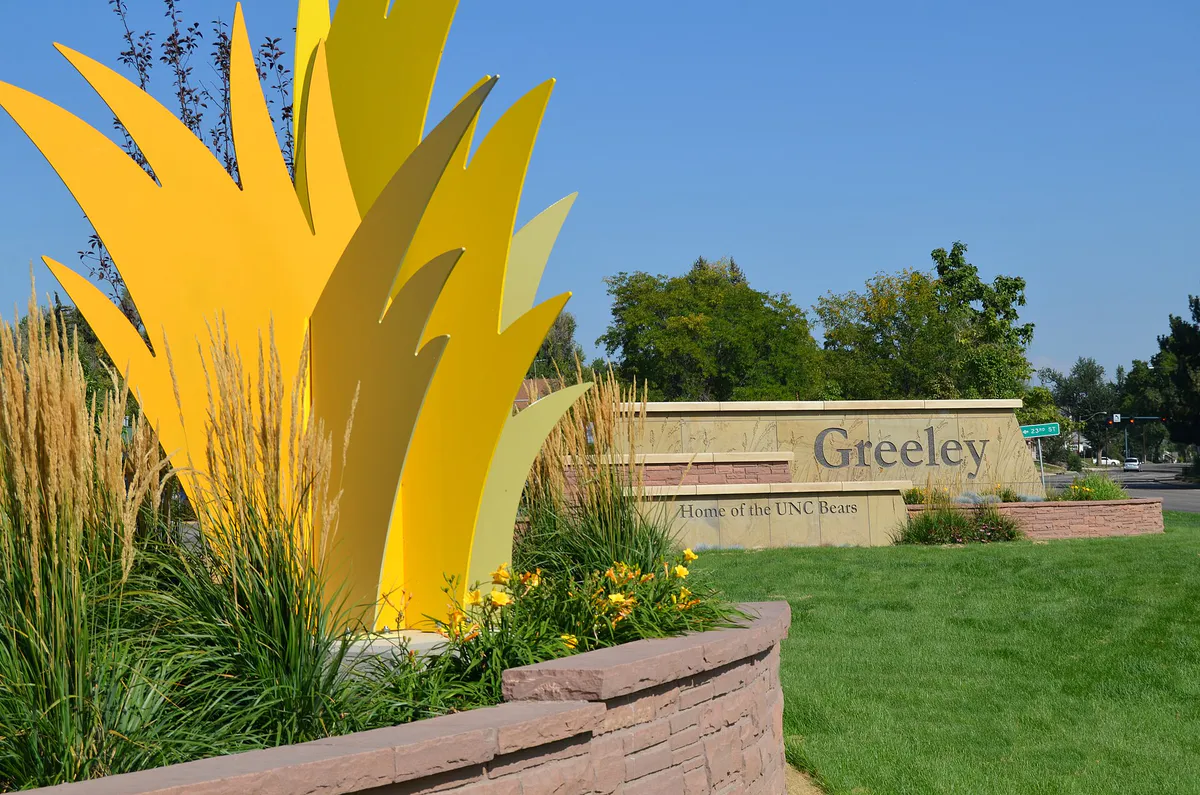 Greeley Colorado 8th Ave Entryway Grasslands by Barbara Baer