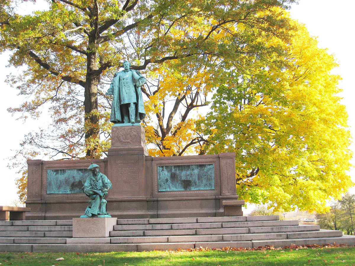 Samuel Colt Memorial, Hartford, CT - general view, Connecticut