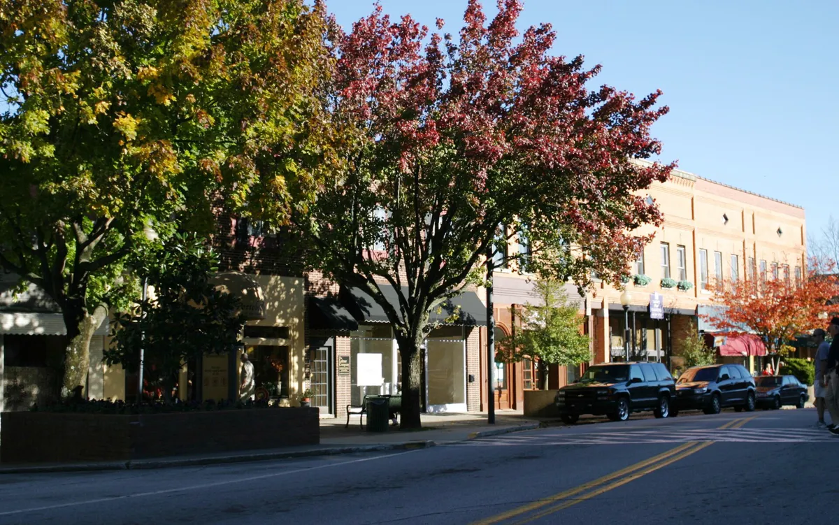 Hendersonville downtown 9230, North Carolina