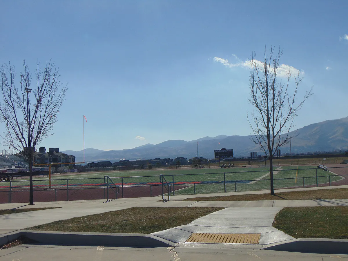 Herriman High School football field, Nov 17, Utah