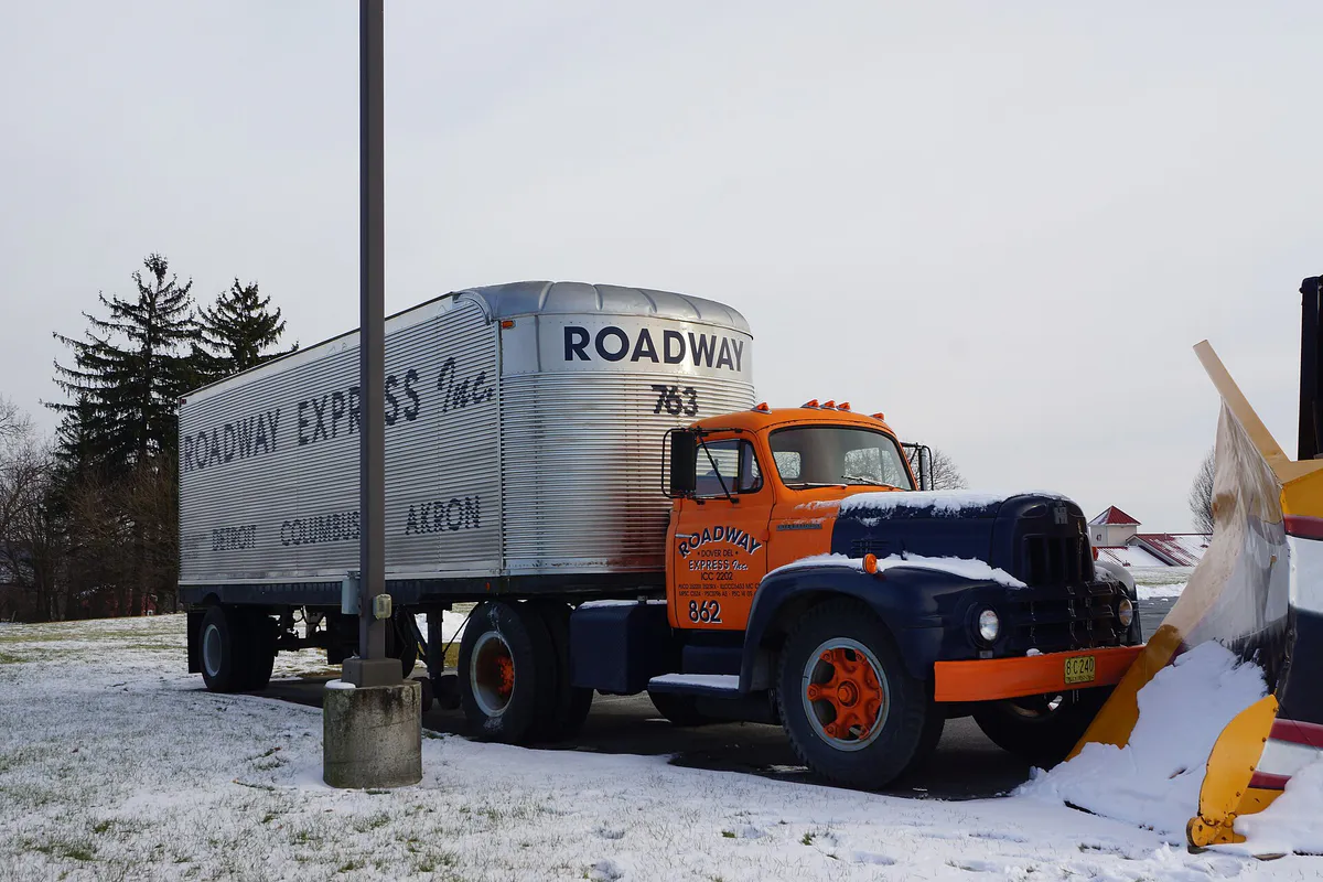 Old Roadway Express Semi at AACA Museum Hershey Pennsylvania