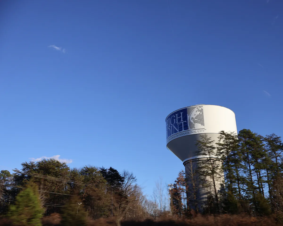 High Point Water Tower, North Carolina