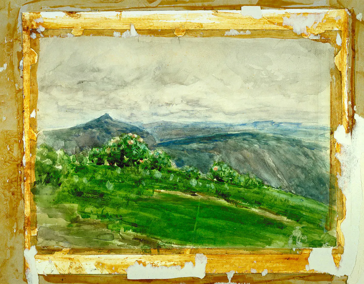 Henry Ossawa Tanner - Mountain Landscape, Highlands, North Carolina - 1983.95.25 - Smithsonian American Art Museum