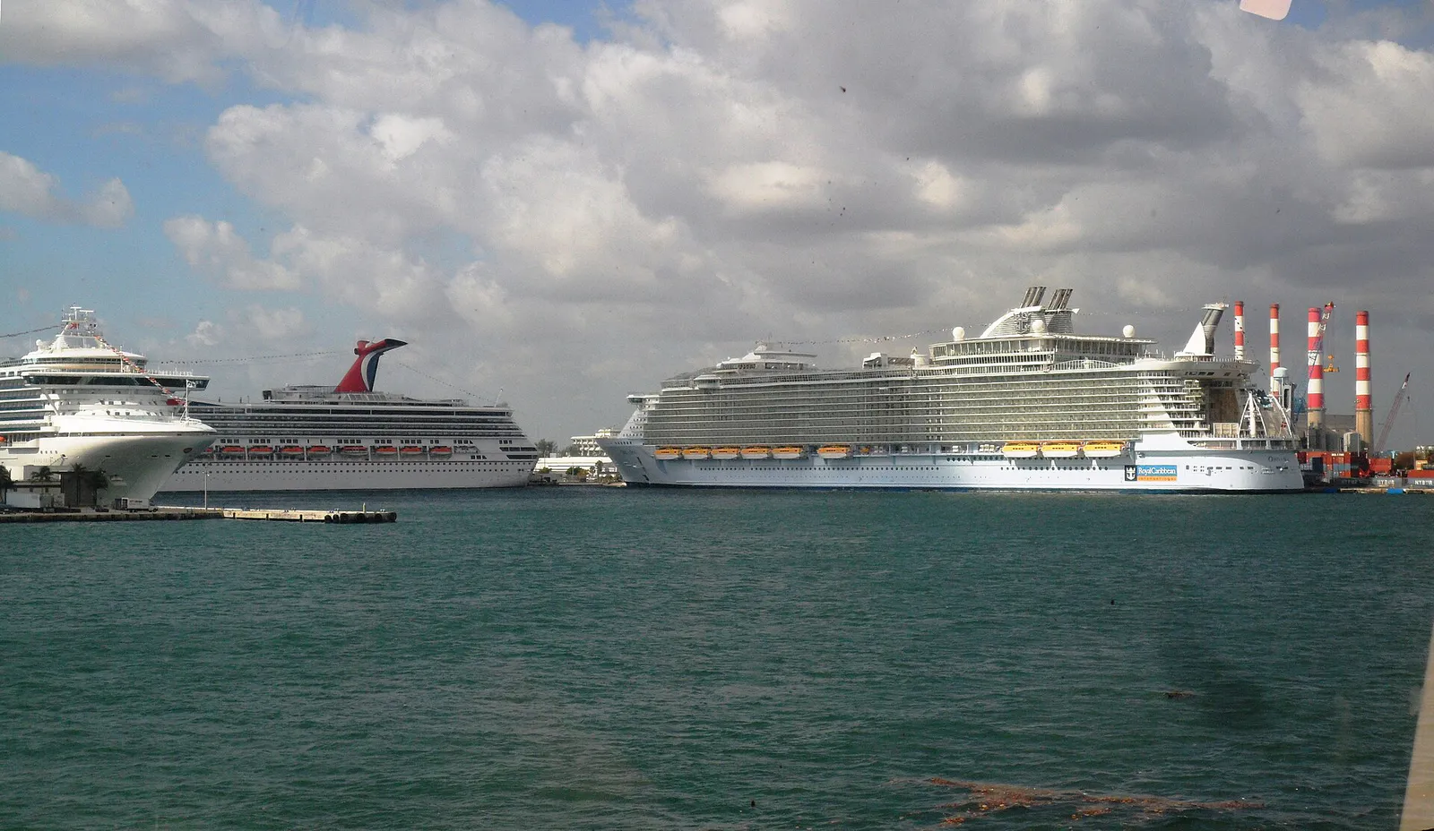 Cruise Ships in Port Everglades Hollywood Florida