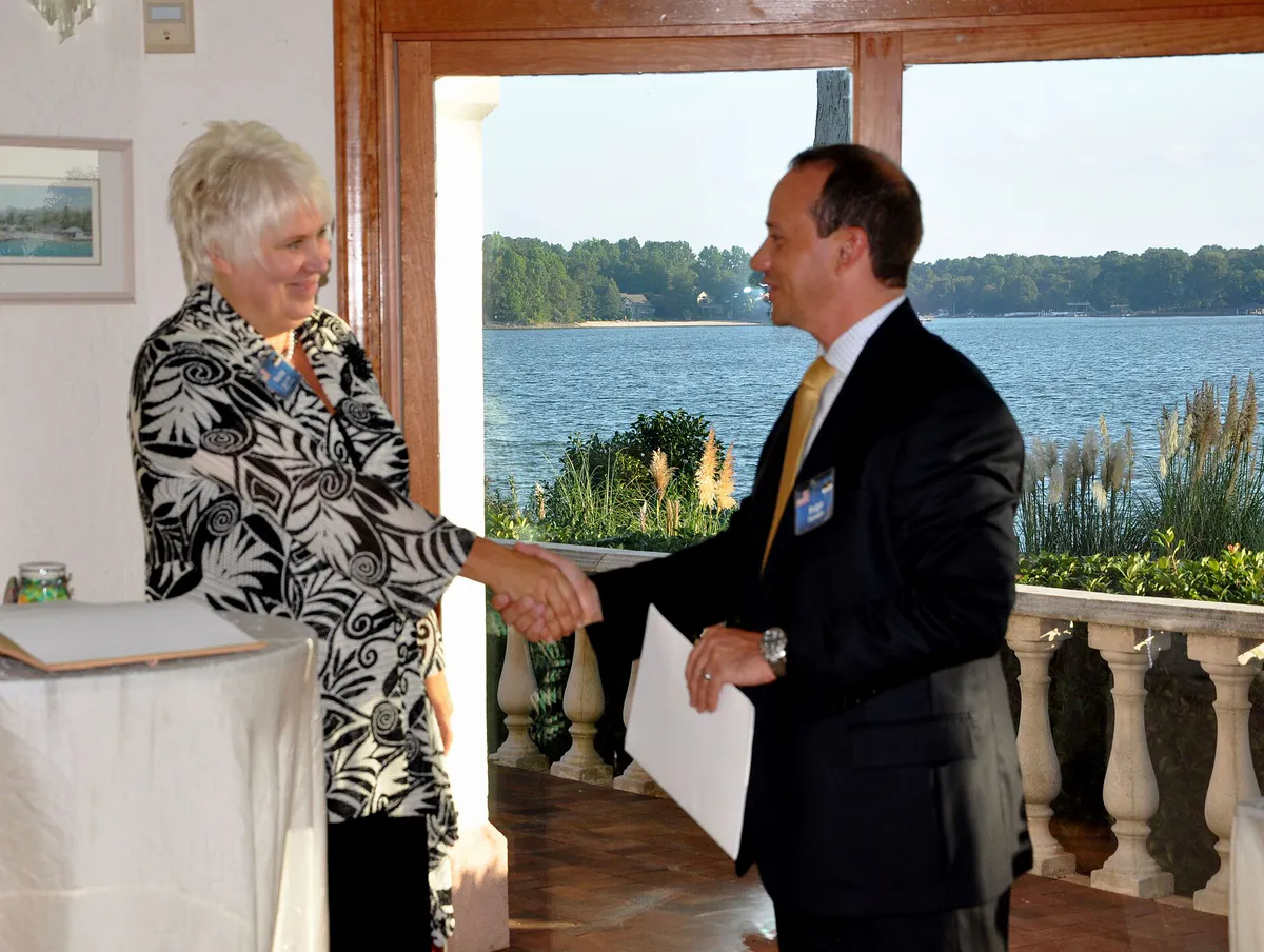 Estonian Ambassador to the United States Marina Kaljurand and Estonian honorary consul in Huntersville, North Carolina Ralph Daetwyler (5th Sept 2012) (7943339148)
