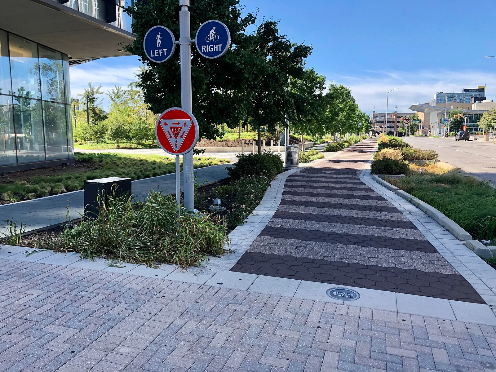 Indianapolis Cultural Trail at Alabama and Market July 2022