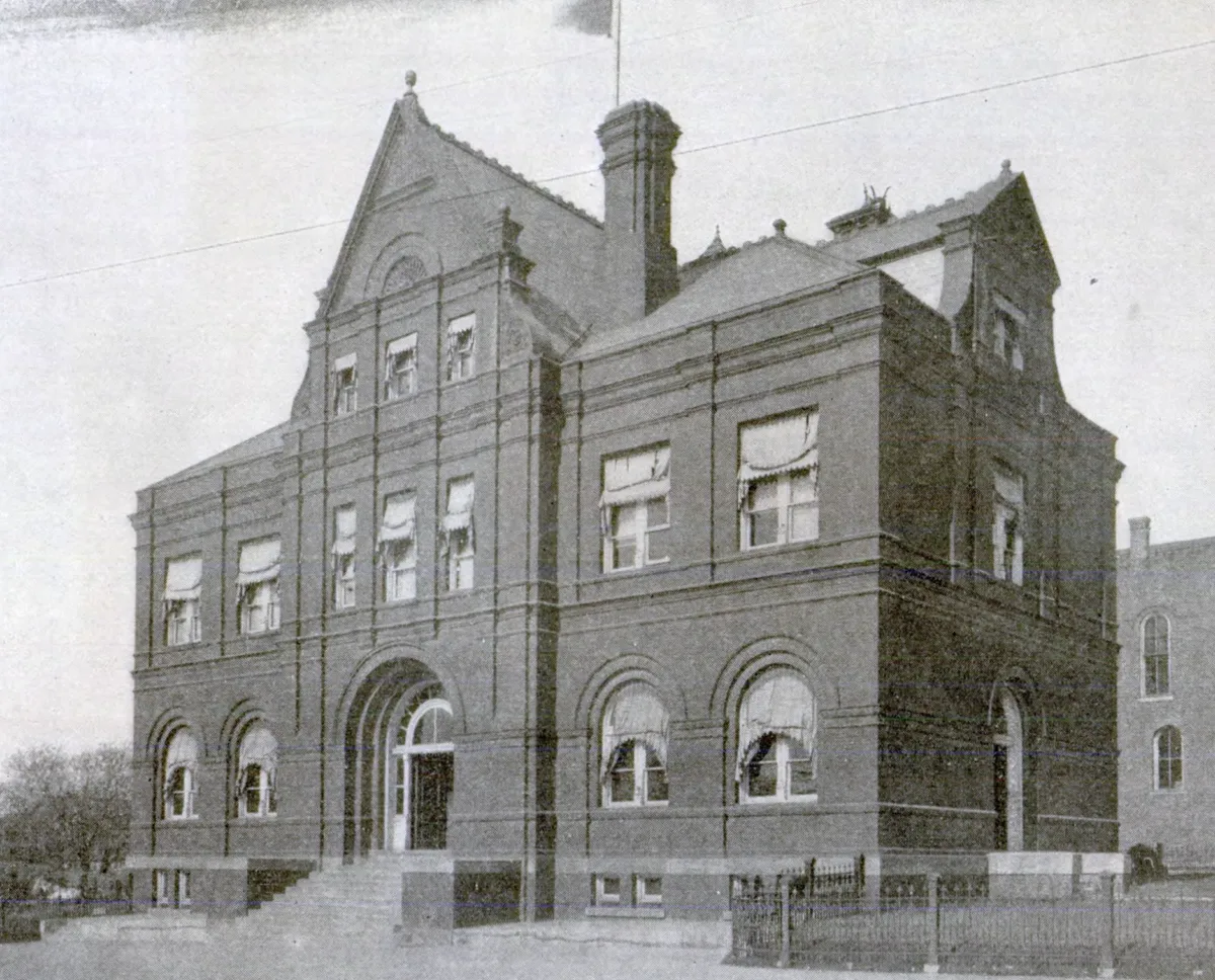 United States Court House and Post Office (Jackson, Tennessee, 1888) circa 1901