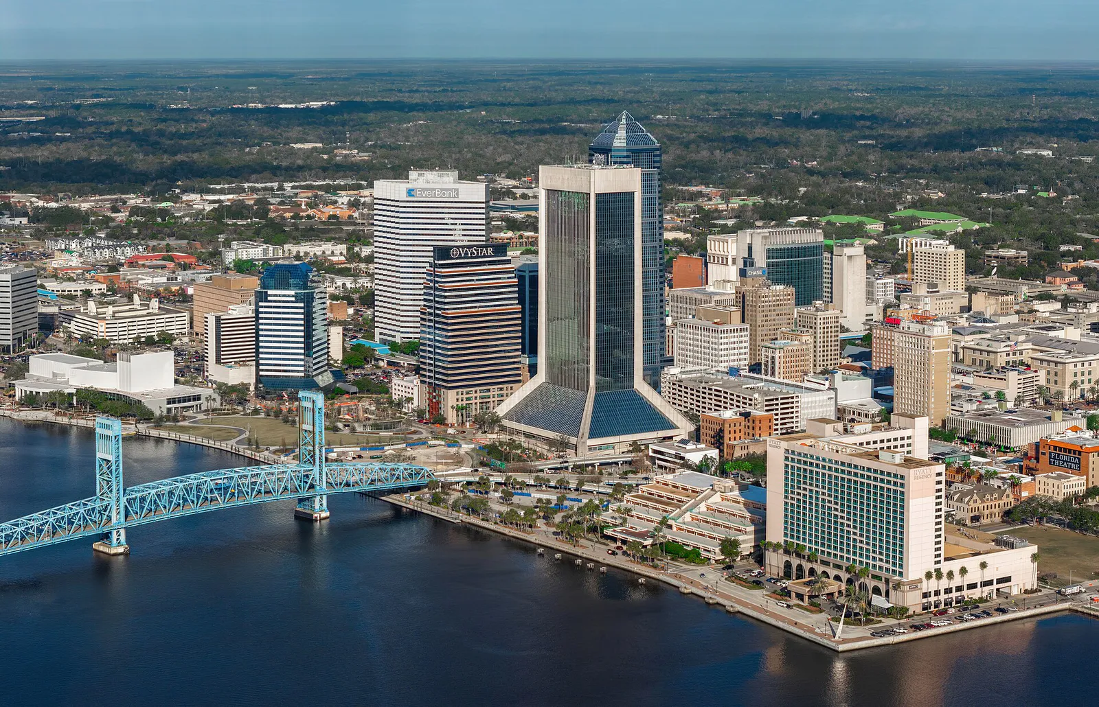 Jacksonville skyline, Florida