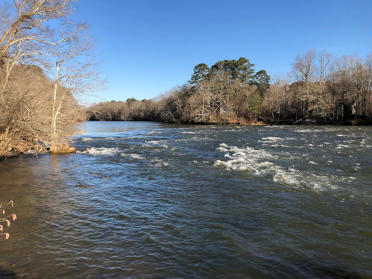 Chattahoochee River, Johns Creek Jan 2021, Georgia