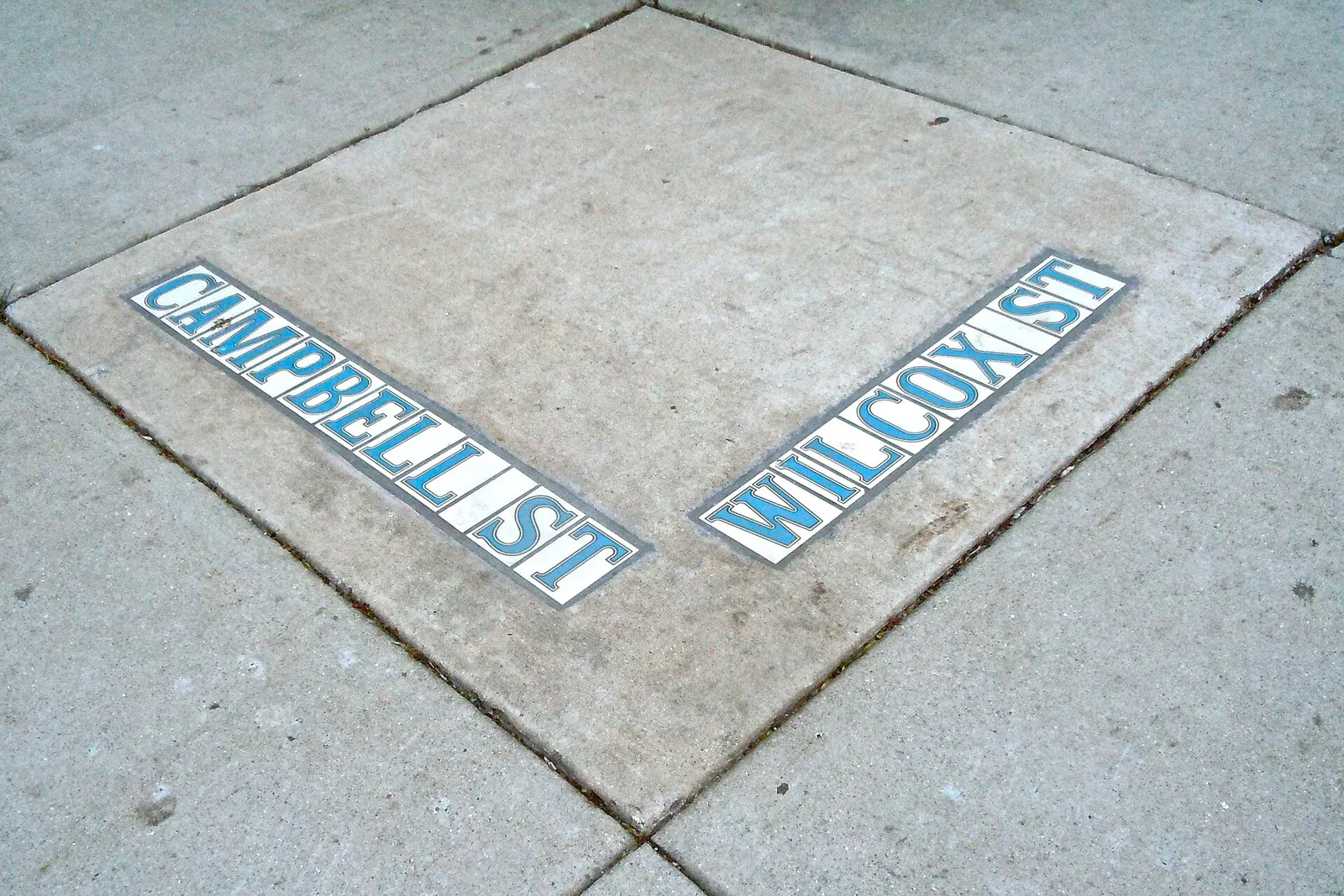 Joliet sidewalk, Illinois