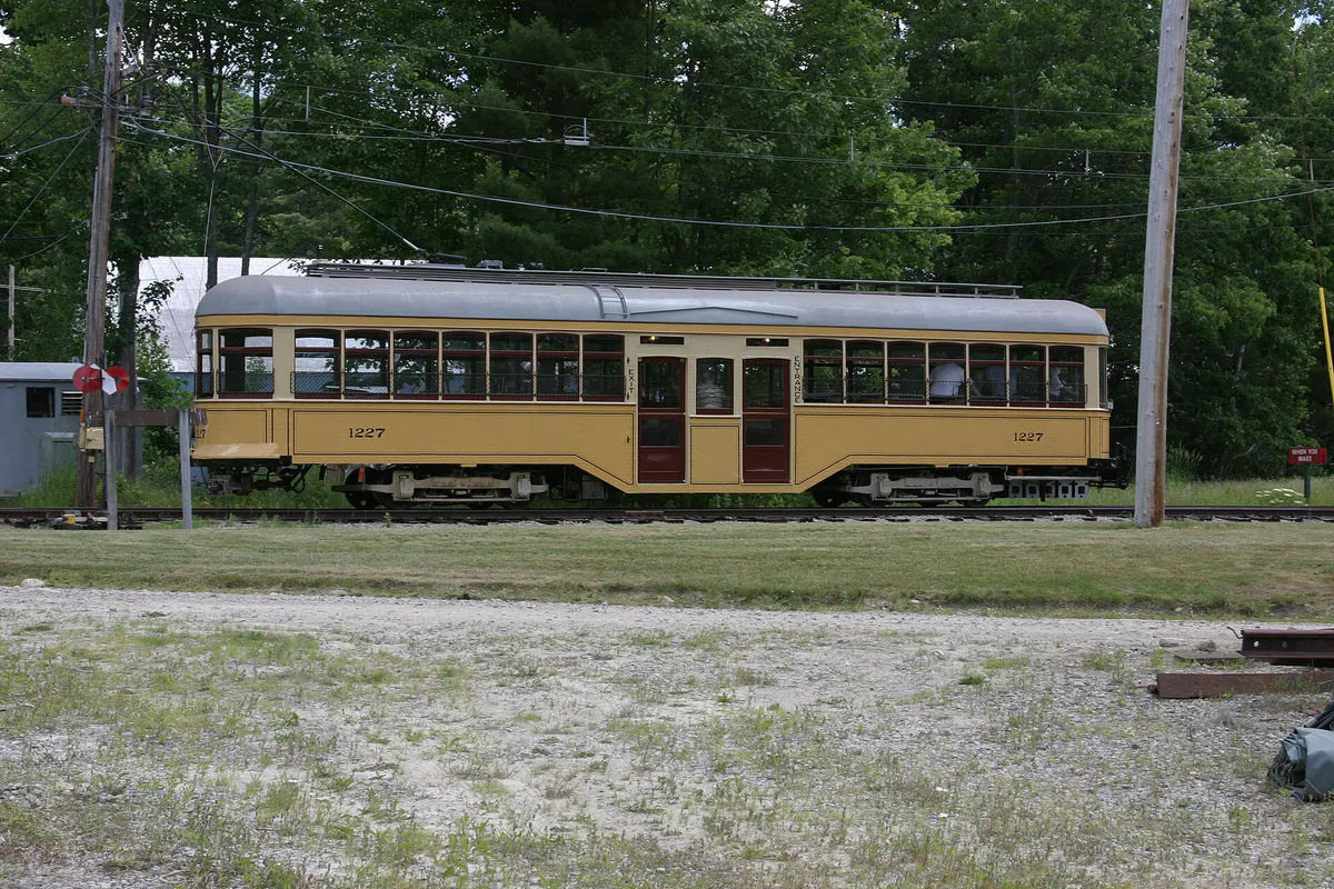 Cleveland Railway 1227 at Seashore Trolley Museum, June 2007 in Kennebunkport, Maine
