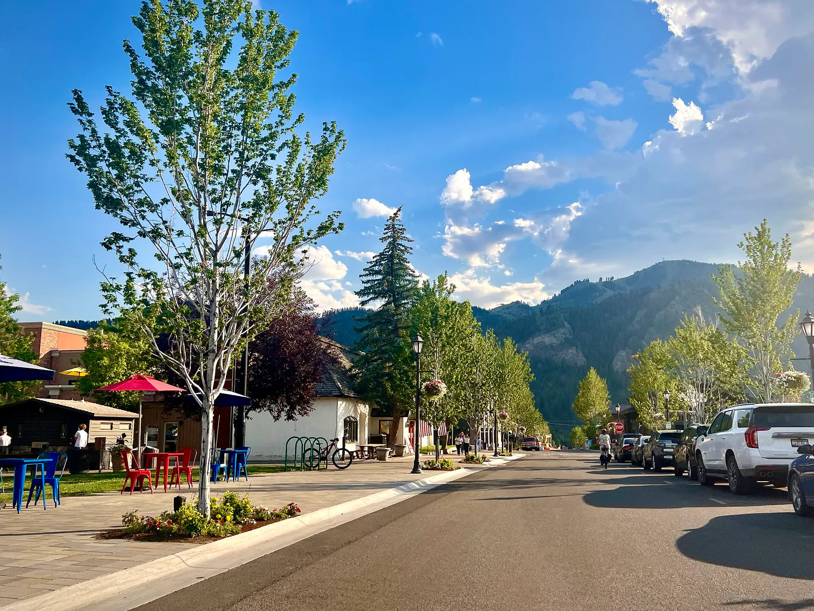 Ketchum, Idaho street July 2024