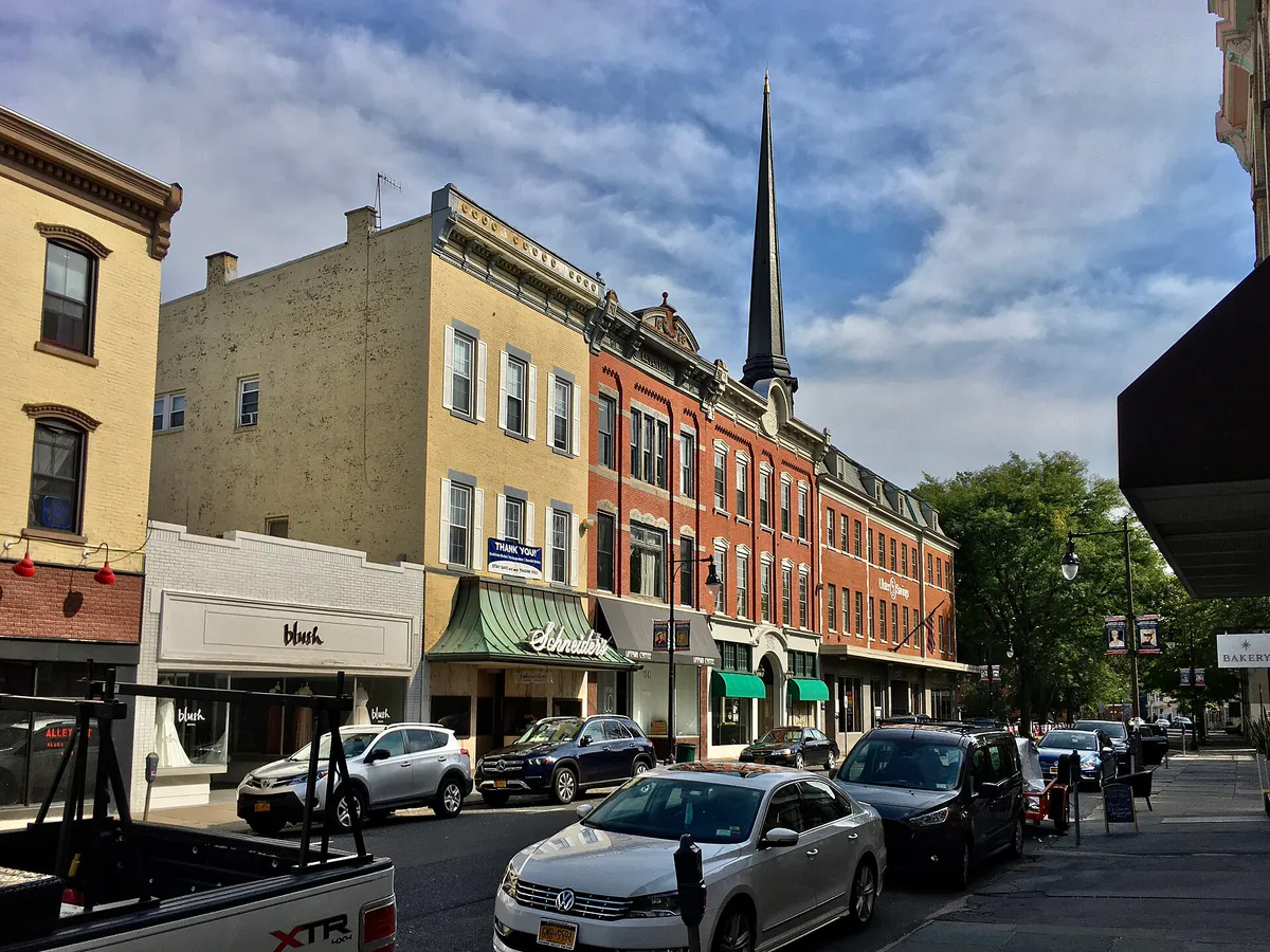 Wall Street, Stockade Historic District, Kingston, New York - 20200907 - 01