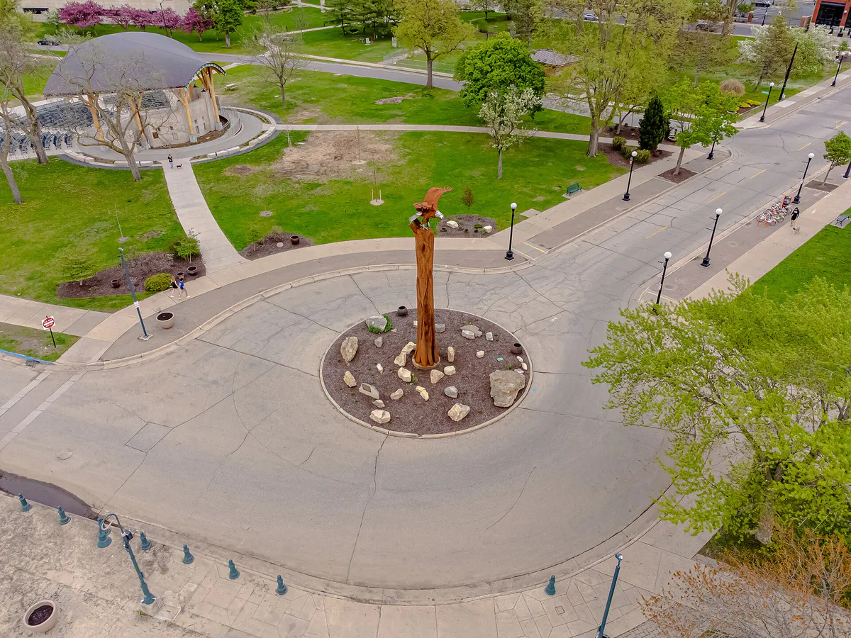 La Crosse River Side Park Eagle, Wisconsin