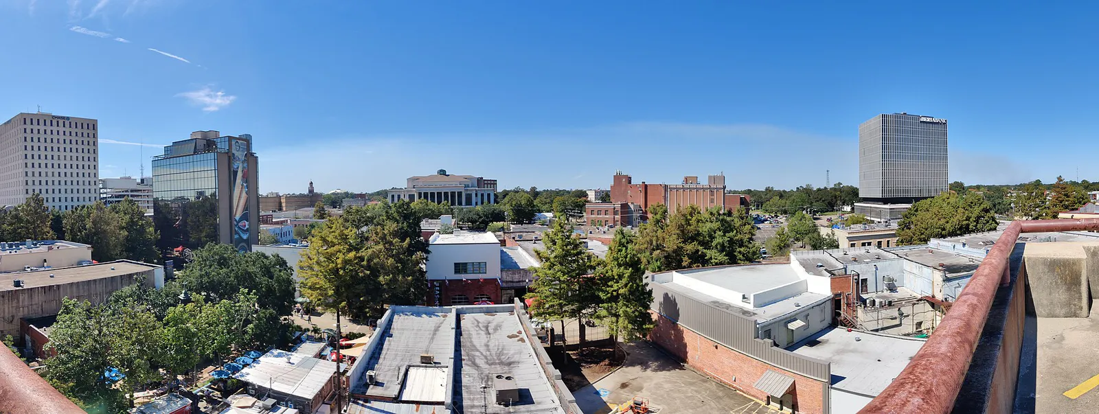 Downtown Lafayette LA Panorama (2021), Louisiana