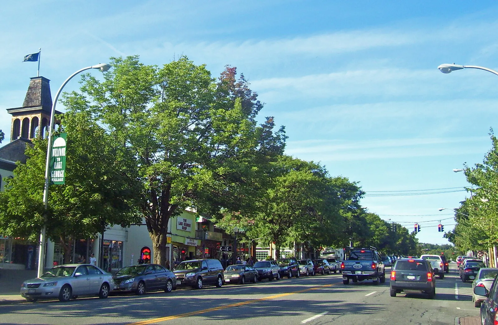 Downtown Lake George, NY, New York
