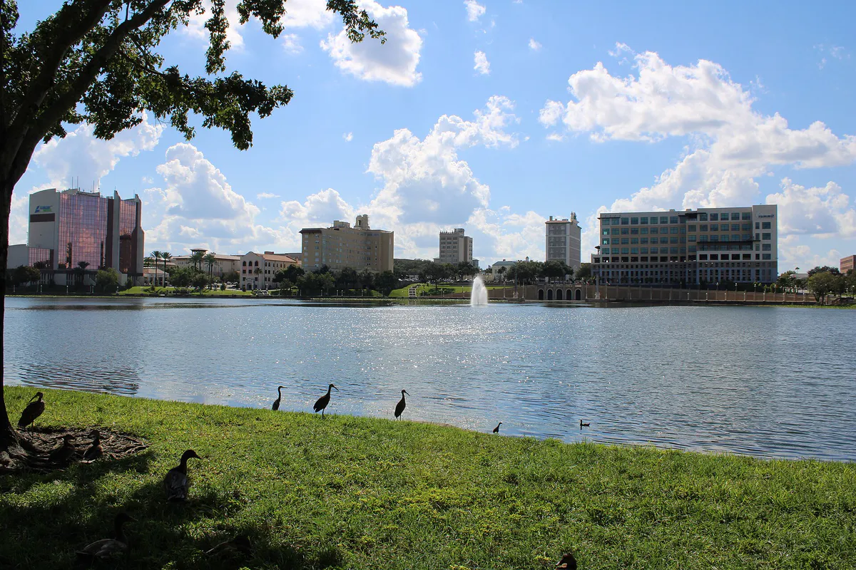 Lake Mirror Lakeland Florida September 2024