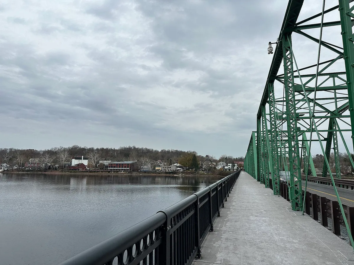 New Hope–Lambertville Bridge, Nov 2025, New Jersey