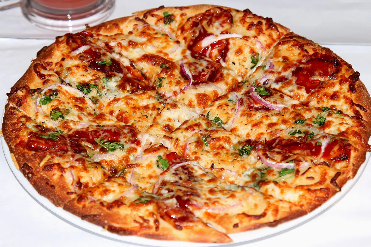 B.B.Q. Chicken Pizza (26679384893) in Lancaster, California