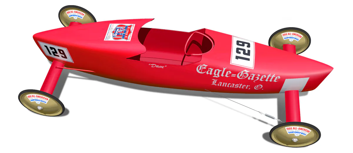 1966 Lancaster, Ohio Soap Box Derby Champion David Beach