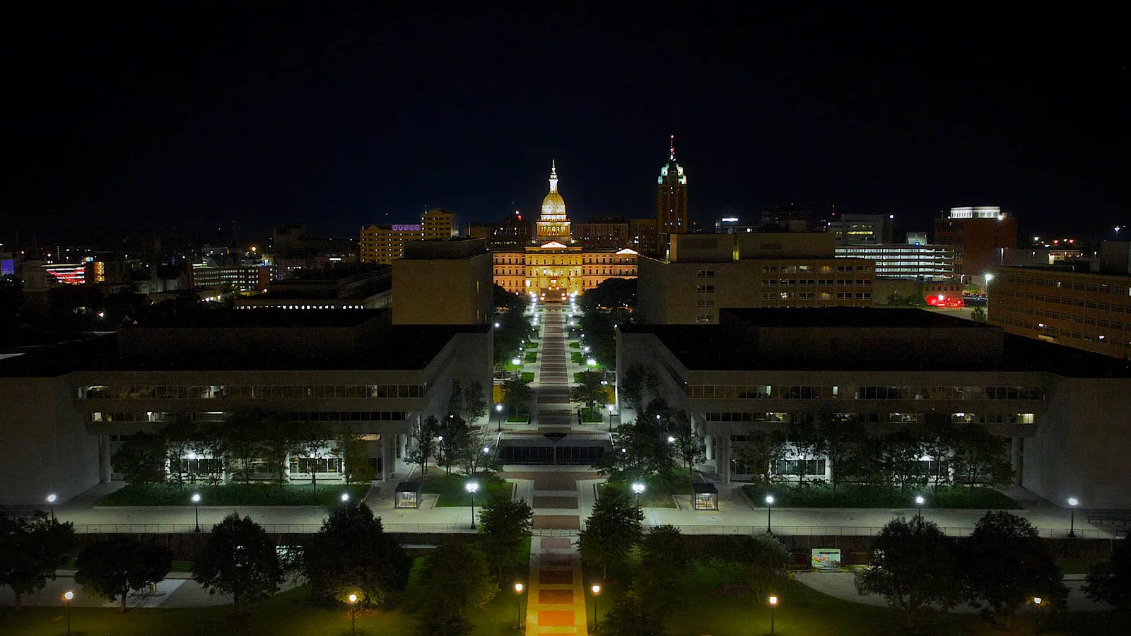 Lansing, Michigan skyline 2024