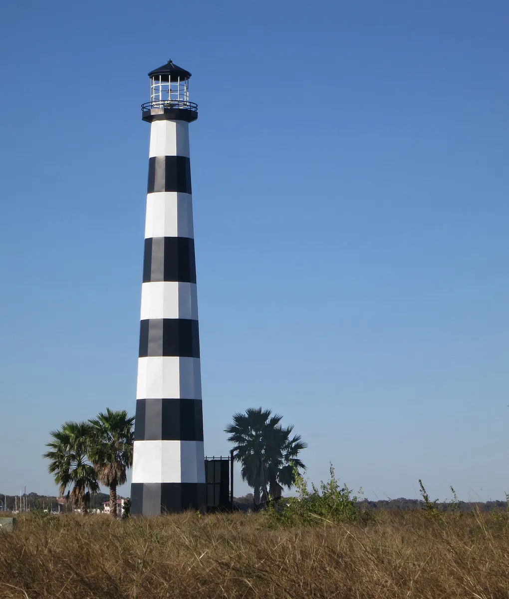 Faux Lighthouse at South Shore Harbor -- League City, Texas