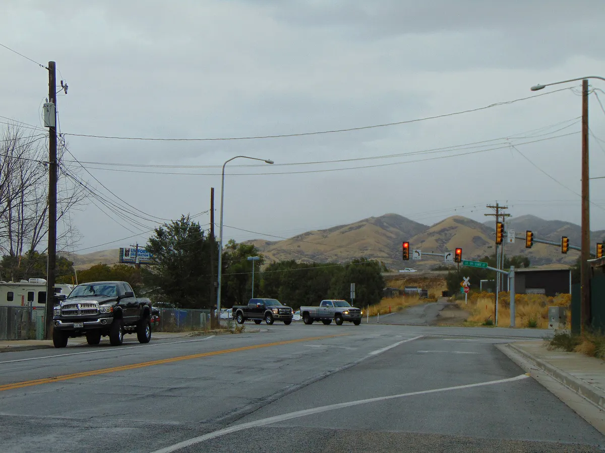 North at US-89 & SR-197 juction, Lehi, Utah, Oct 16