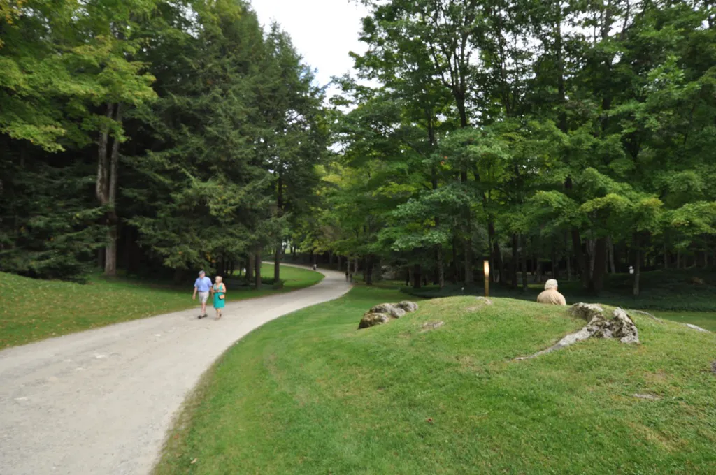 The Mount, view of drive in Lenox, Massachusetts