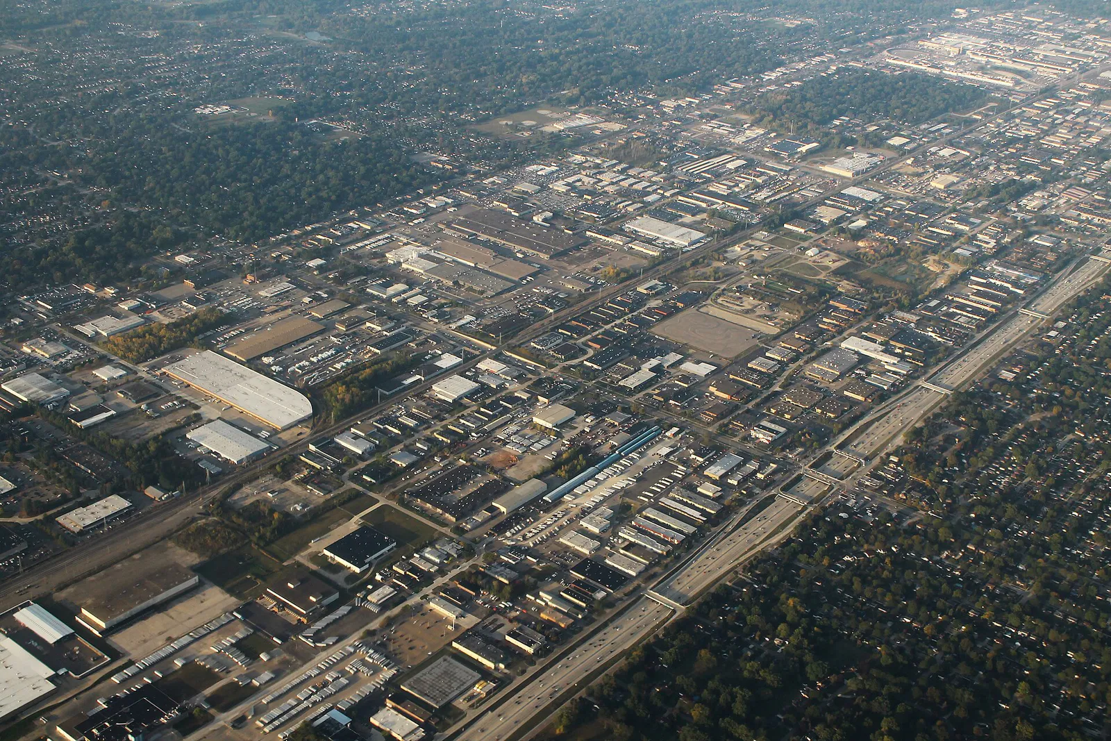 I-96 Aerial in Livonia Michigan (52744145220)