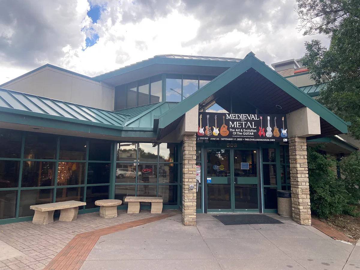 Exterior entrance of the Loveland Museum, Colorado