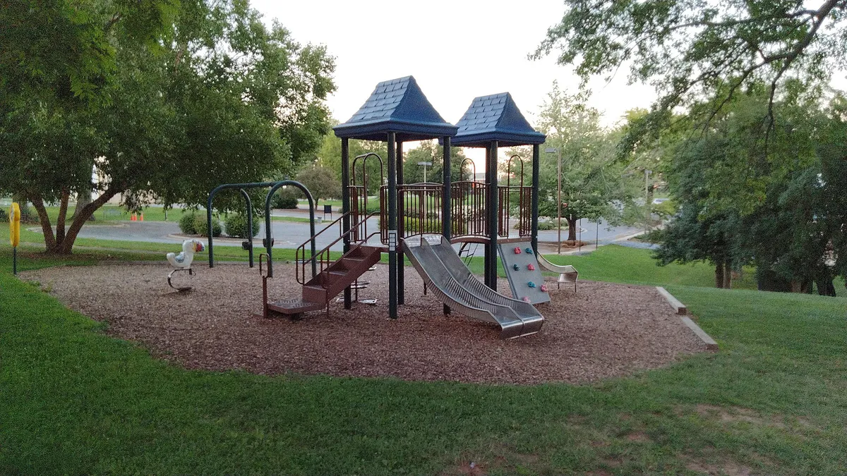 2-5 year old playground at Miller Park in Lynchburg, VA, Virginia