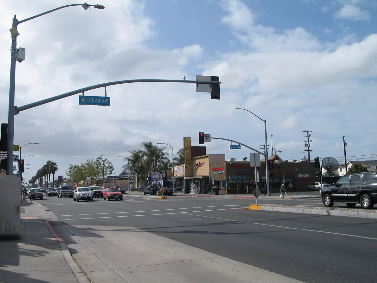 Long Beach Boulevard in Lynwood, California
