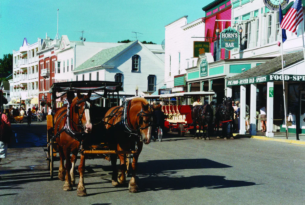 Downtown Mackinac Island, Michigan