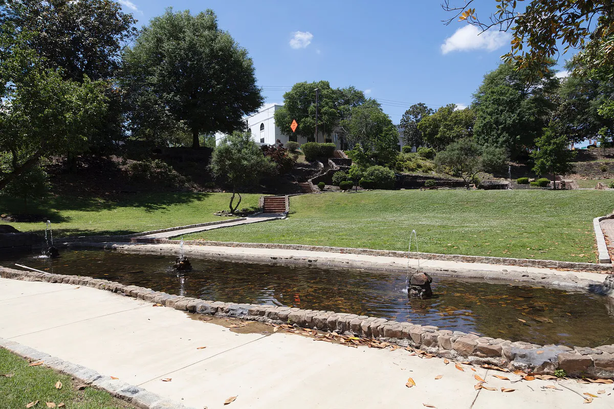 Washington Park in Macon, Georgia, 2017
