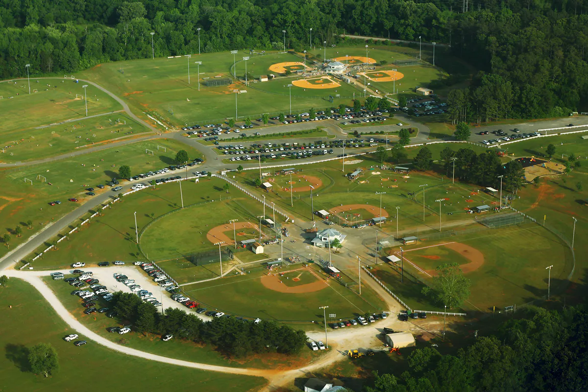 Palmer Park Aerial (29078180881) in Madison, Alabama