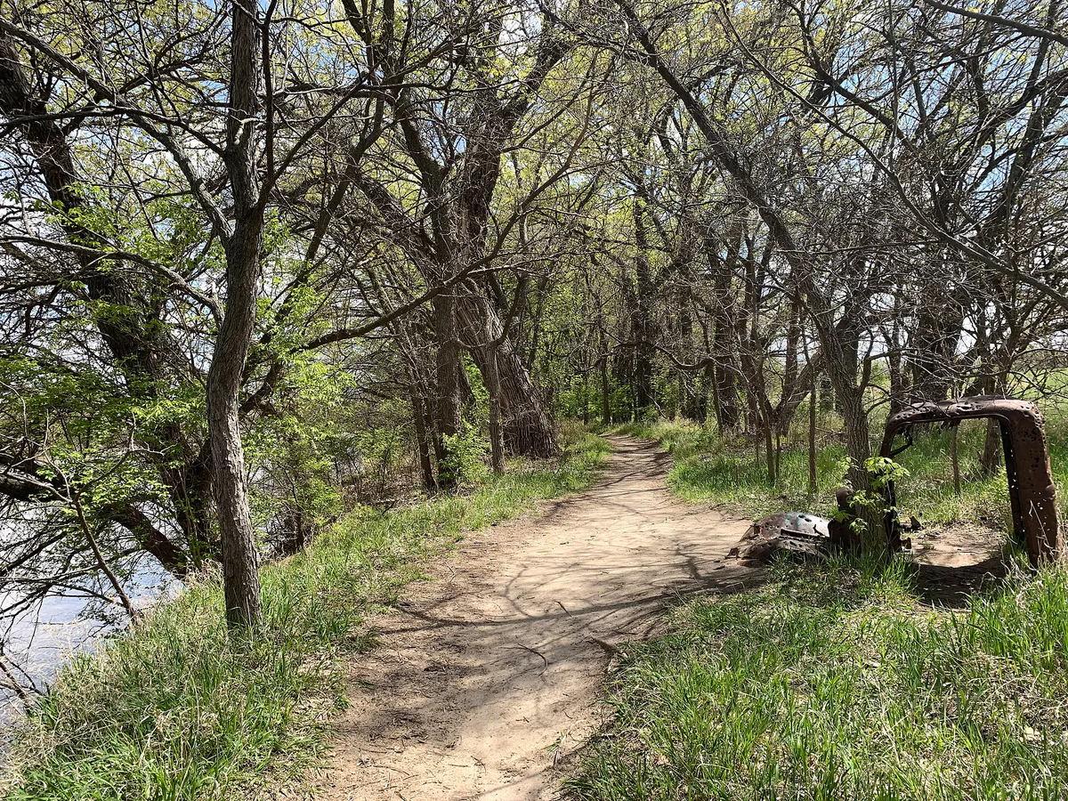 Linear Trail on the Kansas River in Manhattan, Kansas
