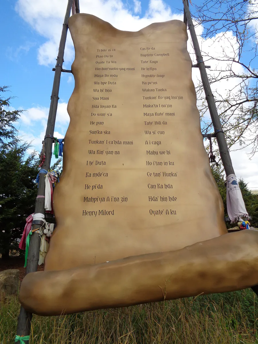 Memoriam at Reconciliation Park, Mankato Minnesota