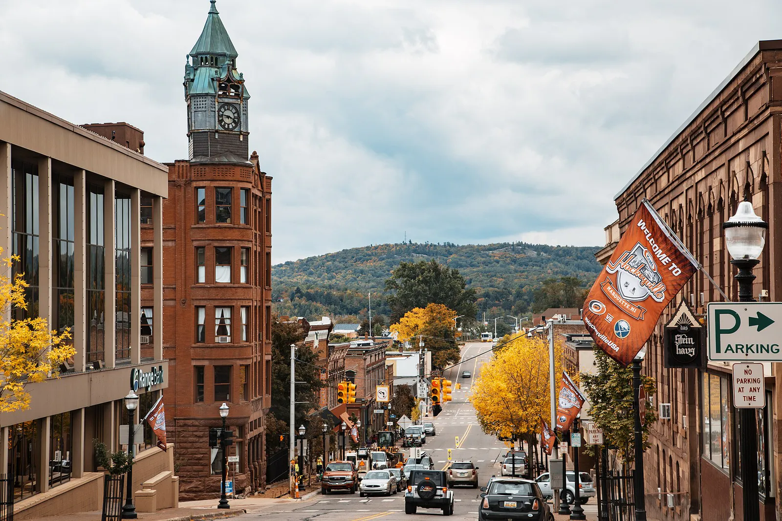 Downtown Marquette, Michigan in Autumn (43657514144)
