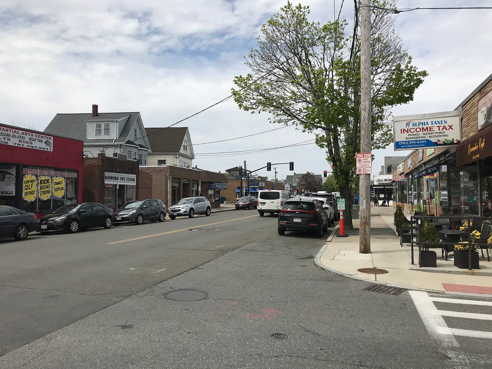 Main St, South Medford MA, Massachusetts