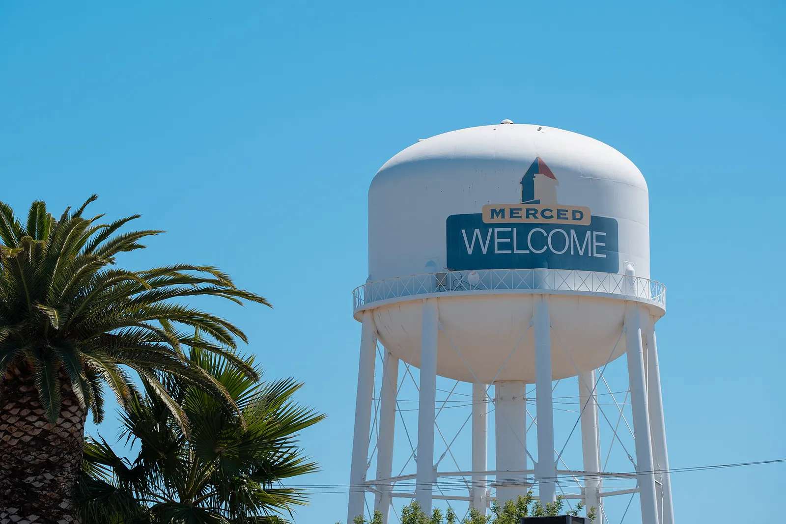 Merced Water Tower, California