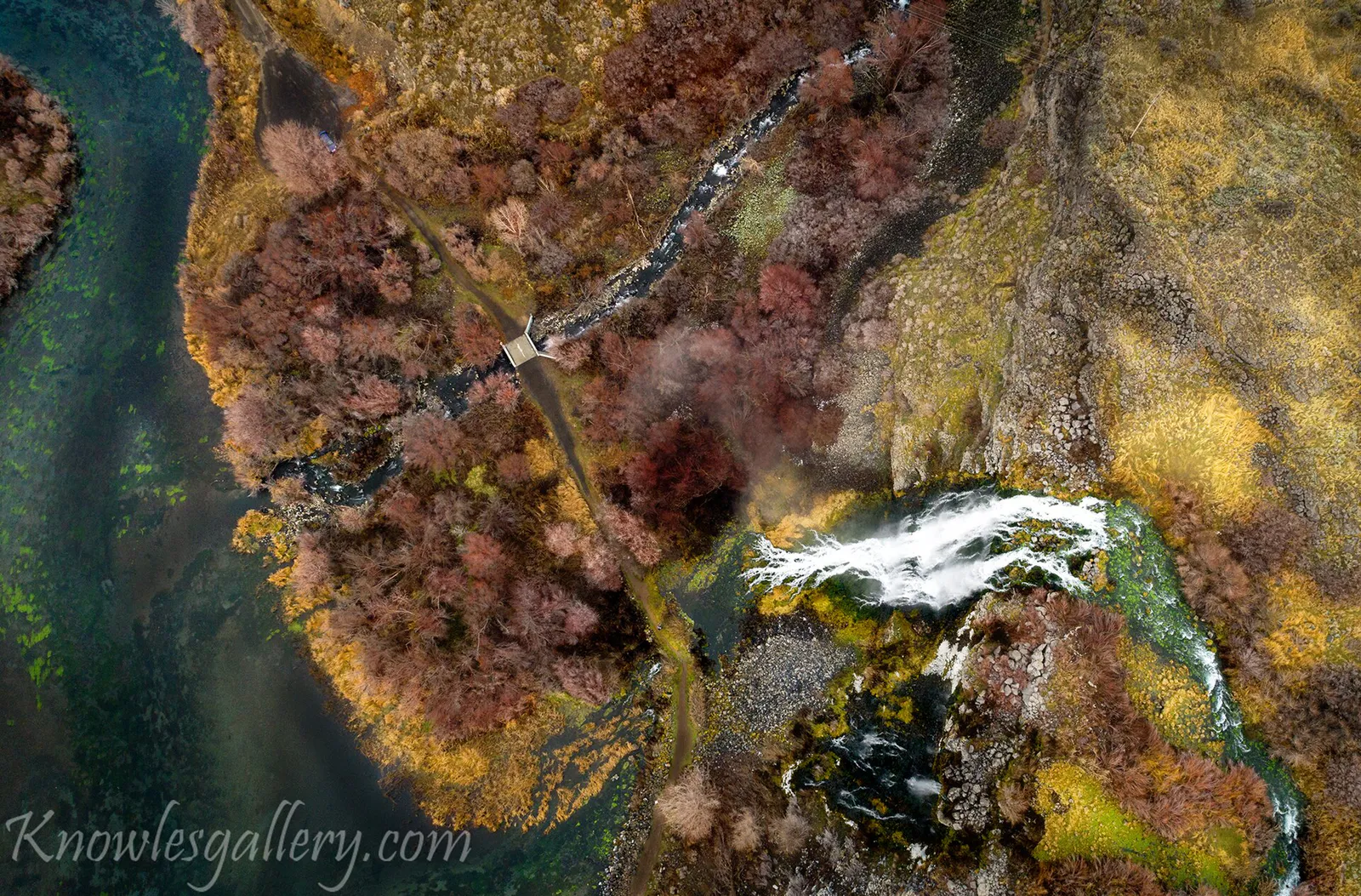 Aerial view of a popular water near Ritter Park Idaho (39089269364) in Meridian, Idaho