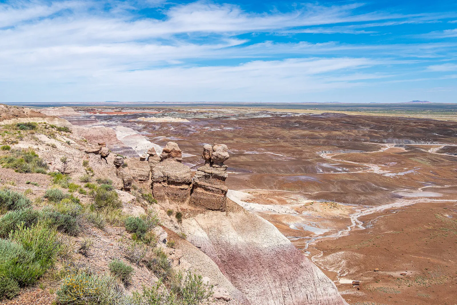 Petrified Forest National Park, Blue Mesa, Arizona, USA - 54345122977